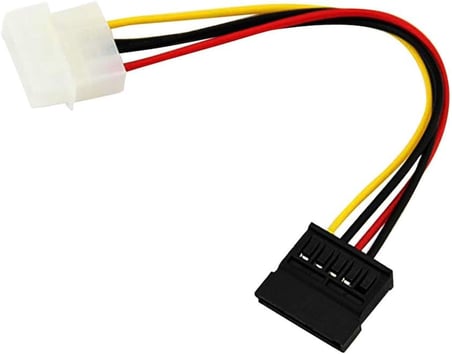 Sata 4960 Kasa içi Sata Hdd 4 pib Power Güç Kablosu 15cm