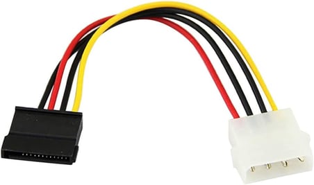 Sata 4960 Kasa içi Sata Hdd 4 pib Power Güç Kablosu 15cm