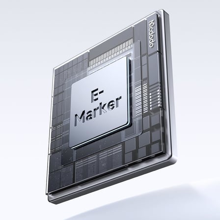 CA-6870 Type-c Type-c 60W PD Hızlı Şarj E-Marker Çipli Easy Series Örgü Kablo Siyah 1m
