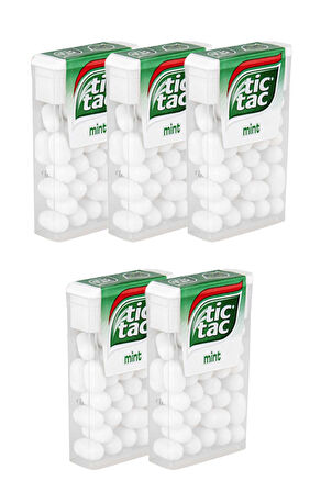 Tic Tac Nane Aromalı Şeker 18 Gr. (5 Adet)