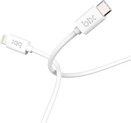 BX-IP01UC Type-C to Lightning 3A Hızlı Şarj ve Data Transfer Kablosu Beyaz 1 Metre