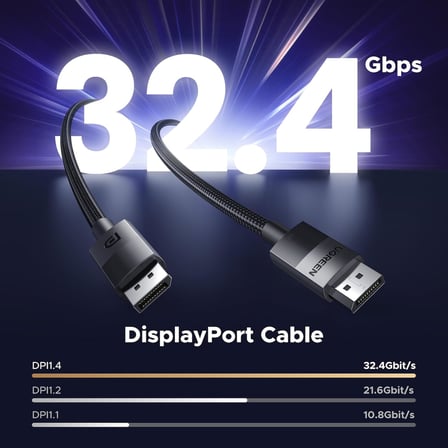 8K Display Port DP 1.4 Kablo 1 Metre