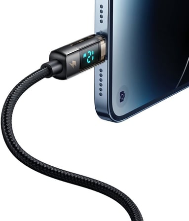 Ca-3620 Lightning Dijital Pro Power Of Data Şarj Kablosu 1.2, Siyah