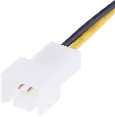 4 Pin Molex Erkek to 2x 5V ve 2x 12V 3 Pin Erkek CPU PC Kasa Fan Splitter Çoklayıcı Kablosu