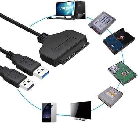 4537 Usb 3.0 2.5' Inç Sata Ssd Hdd Hard Disk Çevirici Dönüştürücü Adaptör Kablosu