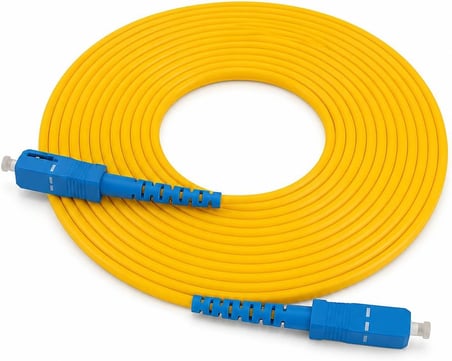 Fiber Optik 3 Metre Patch Kablo Sc-Sc Sm Patchcord Single Mode 2.0mm 9/125 OS2 Tek Çekirdek EV-OFİS internet bağlantısı için