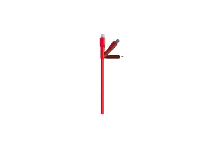 27W PD Type-C to Lightning ile Uyumlu Hızlı Şarj ve Data Kablosu 120cm Neon (Neon Kırmızı) 2DK60NK