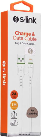 SL-X202 2A Lightning Güvenli Hızlı Data + Sarj Kablosu