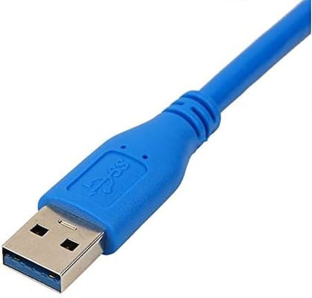 4914 Usb 3.0 Micro Type B Ara Hdd Harddisk Bağlantı Kablosu, Mavi, 3 Metre