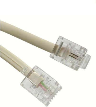 5 METRE Modem Adsl Vdsl Ara Kablosu RJ11 Hat Bağlantı Telefon Kablosu (5M)