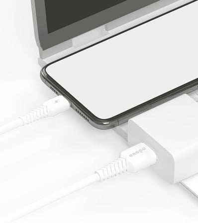 Onopo iPhone Uyumlu Type-C to Lightning 20W PD Hızlı Şarj ve Data Kablosu 1 Metre - P4 | 8 Pinli Smart Kablo | Beyaz