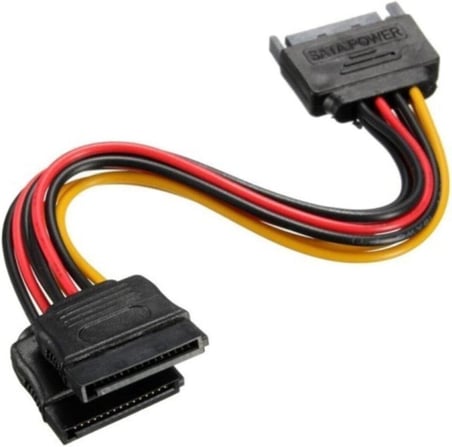 Sata Çoklayıcı 15 Pin 1 Erkek 2 Dişi 2 Port Çoklayıcı Y Splitter Hdd Bağlantı Kablosu 4426