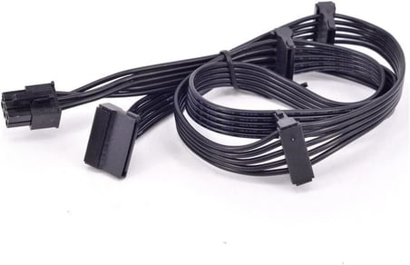 6 pin power supply kablosu 6 pin modüler sata kablo 6 pin 4x sata kablo 90 cm 6 pin sata kablo power supply kablosu