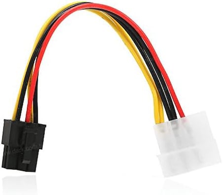 DK-CB-P103 Molex 4 PIN - 6 PIN PCI-E Dönüşütürücü Güç Kablosu