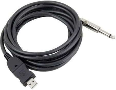 USB to 6.3 mm Çivi Jack Gitar Saz Bağlantı Kablosu 6.3 mm usb çevirici