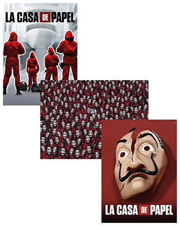 Clementoni La Casa De Papel 3’lü Puzzle Seti