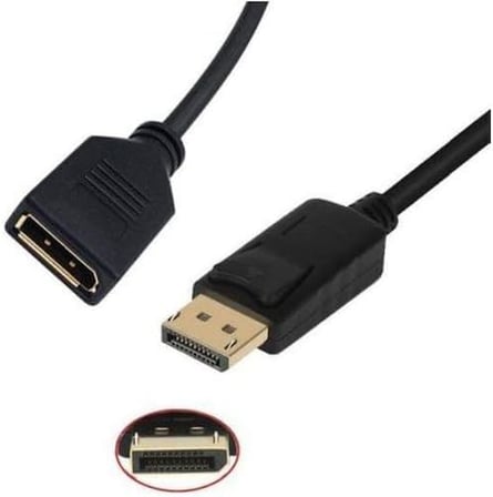 2 metre displayport uzatma kablosu 2 metre dişi erkek displayport uzatma kablosu