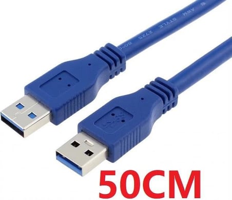 Parcbeny 1749 Usb 3.0 Erkek Erkek Ara Bağlantı Kablosu Uzatma Ekleme 50 Cm USB 3.0 (5 Gbps)