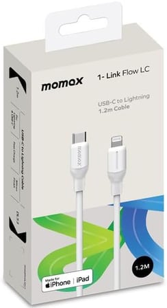 DL53W 1-Link Flow CL USB-C to Lightning Kablo 1.2m White