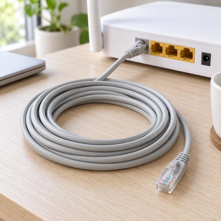 CAT6 Ethernet Kablosu 2 Metre RJ45 İnternet Kablosu Modem PC Bilgisayar Laptop PS5 Oyun Konsolu Router Switch Ağ LAN Network Patch Kablo Gri (25 Metre)