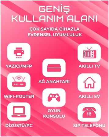Cat 5E Ethernet Kablo 5 Metre CAT5e UTP Ethernet Kablosu, RJ45 Yüksek Hızlı GigaBit Ağ Kablosu, Modem Router Bilgisayar Konsol Uyumlu, Gri
