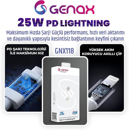 PD Lightning Ultra Hızlı Şarj Kablosu