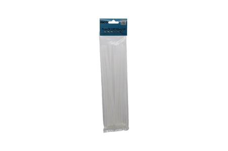 25PCS BEYAZ 3.6X250MM PLASTİK CIRT KELEPÇE (5264)