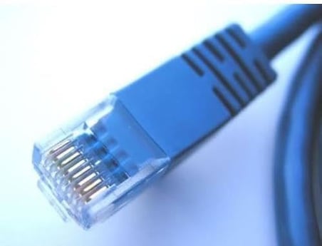 Cat6 İnternet Ethernet Kablosu, RJ45 LAN Ağ Kablosu, Mavi, 13 Metre Uzunluk, Yüksek Hızlı Veri İletişimi için