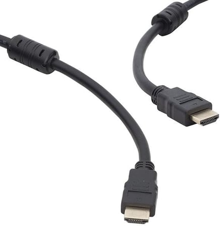 PLASTİK DÜZ SİYAH 5 METRE POŞETLİ HDMI KABLO