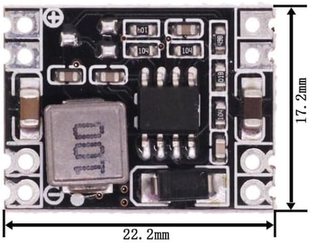MP1584EN 3,3V 3A Ultra Küçük Boyutlu DC-DC Adım Aşağı Besleme Modülü