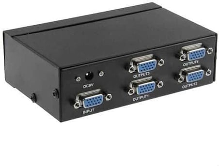 4 Port Vga Splitter Vga Çoğaltıcı VGA 4 VGA Çoklayıcı 200Mhz