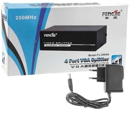 4 Port Vga Splitter Vga Çoğaltıcı VGA 4 VGA Çoklayıcı 200Mhz