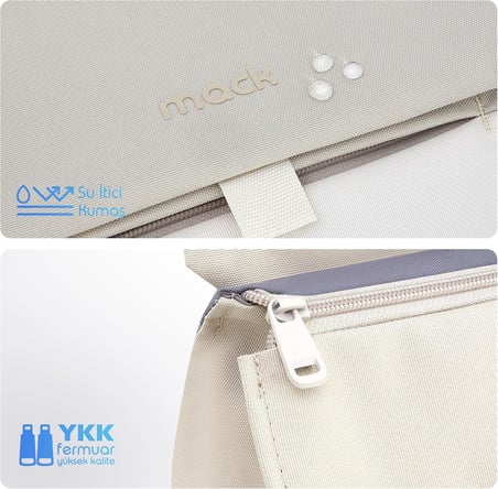 Zen Eco Mce 1305 Sirt Cantasi Macbook Cantasi, Hirsizliga Karsi Koruma, Kucuk, Mini, 13 14 İnc Laptop, Gunluk Ve İ̇S Kullanimi, Sik Tasarim, Universite Ve Okul İ̇Cin, Bej