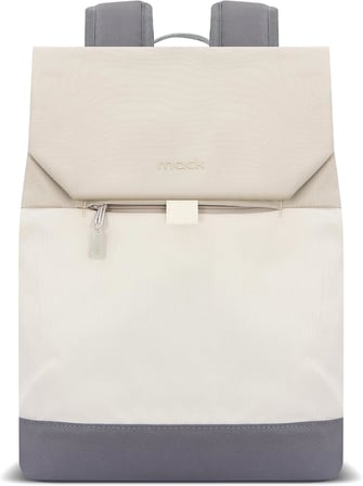 Zen Eco MCE-1305 Sırt Çantası - Macbook Çantası, Hırsızlığa Karşı Koruma, Küçük, Mini, 13-14 inç Laptop, Günlük ve İş Kullanımı, Şık Tasarım, Üniversite ve Okul İçin, Bej