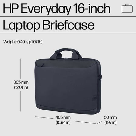 Unisex HP Everyday Notebook Çantası 40,9 cm Sırt Çantası, Gri, Ölçü Birimi