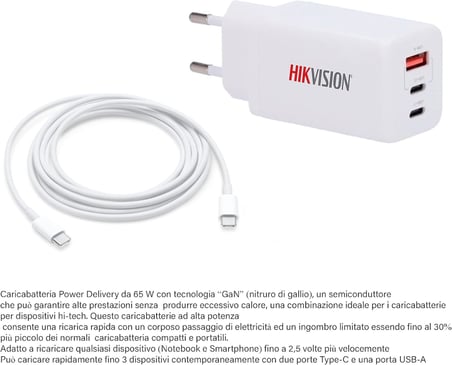 Macbook iPad ve Laptop Uyumlu 65W Gan 2 Type-C 1 USB Çıkışlı Şarj Adaptörü