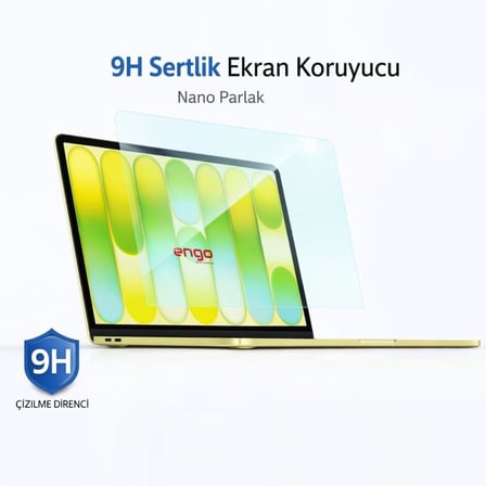 Apple Macbook Neo 13 İnç İle Uyumlu Ekran Koruyucu Notebook, 9h Temperli Kırılmaz Esnek Nano Cam, Çizilmeye Ve Darbeye Dayanıklı Laptop Koruma, Hd Şeffaf A3404