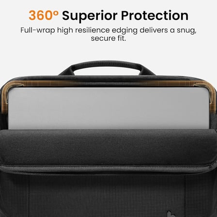 360° çanta kılıfı, 14 inç Acer, ASUS, Dell, HP, Lenovo dizüstü bilgisayar, Chromebook Ultrabook bilgisayar ile uyumlu, su geçirmez, çepeçevre koruma, dizüstü bilgisayar çantası, dizüstü