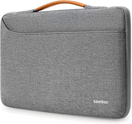 360° çanta kılıfı için 15 inç Yeni MacBook Air M3/A3114 M2/A2941 2024-2023, 15 inç Microsoft Surface Laptop 6/5/4, Su İtici Laptop Çantası Laptop Kılıfı