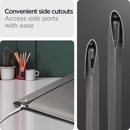 14'' / 13'' MacBook & Notebook Laptop Taşıma Çantası Valentinus Sleeve Gray - AFA06415