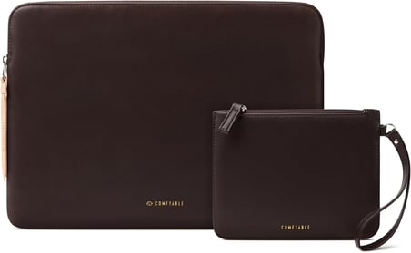 33/33.8/14 inç MacBook Pro ve MacBook Air, Mac Seyahat Kılıfı, İnce PU Deri Dizüstü Bilgisayar Kılıfı M5/M4/M3/M2/M1 2025-2021 ile Uyumlu Aksesuar Kılıflı İnce Koruyucu Dizüstü Bilgisayar