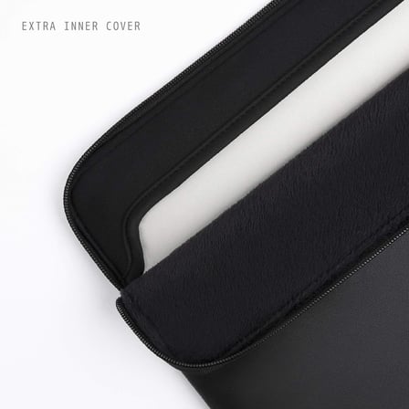 33/33.8/14 inç MacBook Pro ve MacBook Air, Mac Seyahat Kılıfı, İnce PU Deri Dizüstü Bilgisayar Kılıfı M4/M3/M2/M1 2025-2021, Siyah