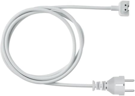 Macbook Şarj Adaptörü Uzatma Kablosu 1.8m Toprak Korumalı, TR Fiş, Galvanizli Kalaylı Kablo