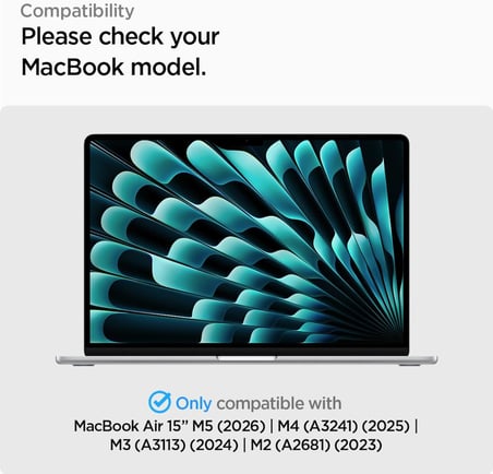 MacBook Air 15" (M5/M4/M3/M2/M) ile Uyumlu Hayalet Ekran Koruyucu Cam Safe View Privacy - AFL06951