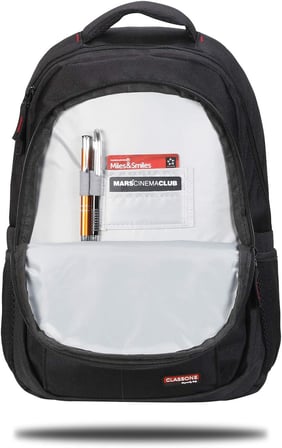 Classone Bp-L300 Siena Serisi 13-14-15.6 İnç Uyumlu Notebook Çantası, Siyah