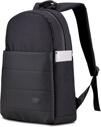 BP-TX100 Serisi 15,6 inch, Su Geçirmez Kumaş ve Su Geçirmez fermuar Notebook, Laptop, Macbook Sırt Çantası -Siyah