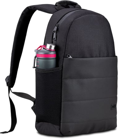 BP-TX100 Serisi 15,6 inch, Su Geçirmez Kumaş ve Su Geçirmez fermuar Notebook, Laptop, Macbook Sırt Çantası -Siyah