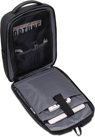Classone GA-0017 Gauntlet V1 Sert Kabuk Serisi 15.6 inch WTX Pro Su Geçirmez Kumaş Laptop Çantası -Yeşil