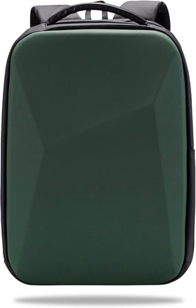 Classone GA-0017 Gauntlet V1 Sert Kabuk Serisi 15.6 inch WTX Pro Su Geçirmez Kumaş Laptop Çantası -Yeşil