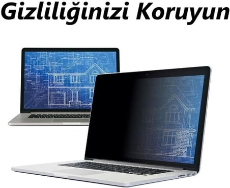 Hp Probook 440 G10 14 İnç İle Uyumlu Hayalet Ekran Koruyucu Notebook, Yandan Görünmeyen Anti-Spy Gizlilik (Privacy) Laptop Koruması, 9H Temperli Nano Kırılmaz Esnek Cam, Parlama Önleyici